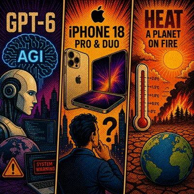 کاور هوش مصنوعی میخواد ما رو بکشه؟! GPT-6، آیفون تاشو و گرمترین ماه تاریخ