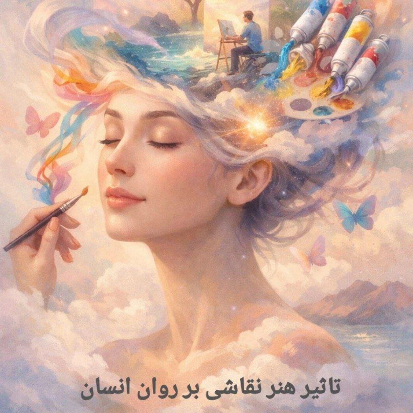 کاور تاثیر هنر نقاشی بر روان انسان- بخش چهارم - مهمان: استاد سحر غفاری