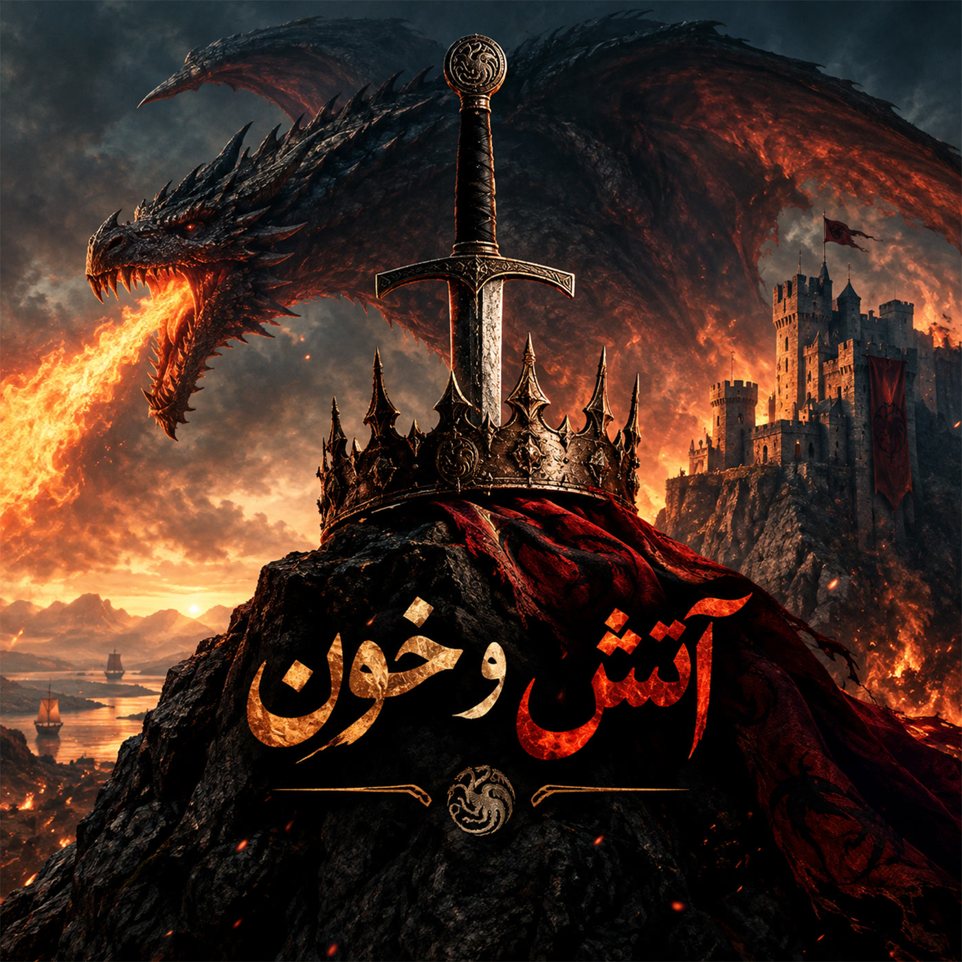 کاور تریلر  کتاب آتش و خون