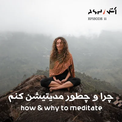 کاور پادکست اش E11 | مدیتیشن درست برای هر فرد چیه | بررسی علمی مدیتیشن از اندروهیوبرمن